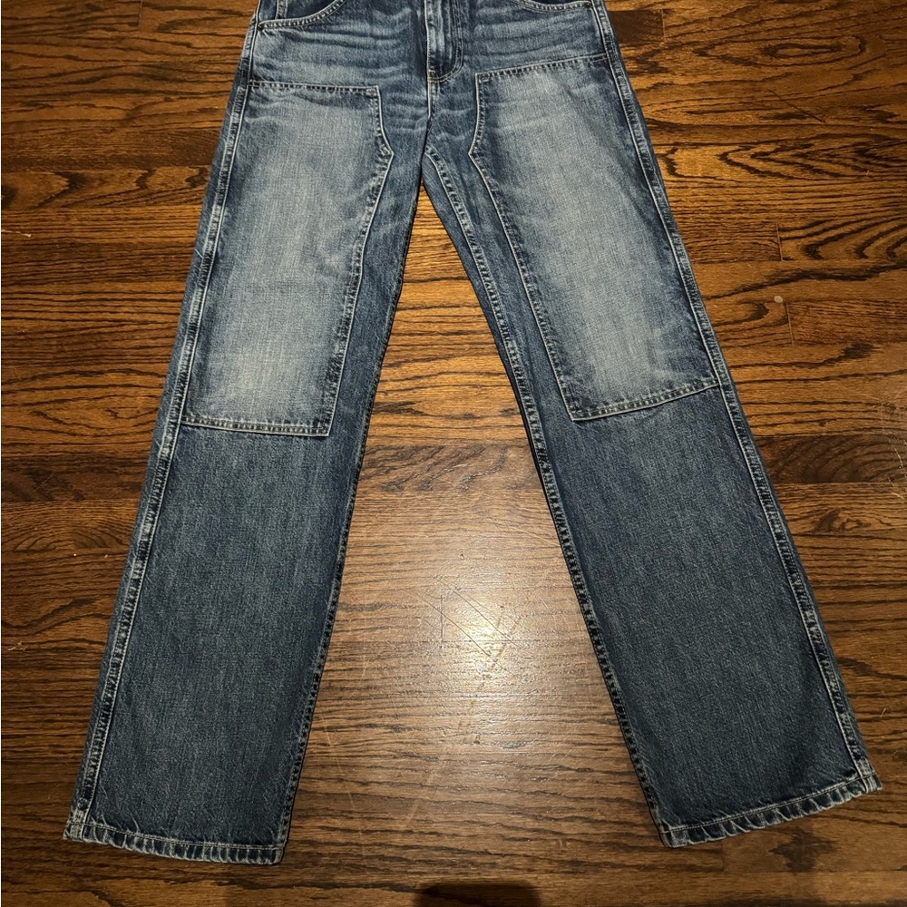 Nili Lotan Dark Blue Straight Jeans